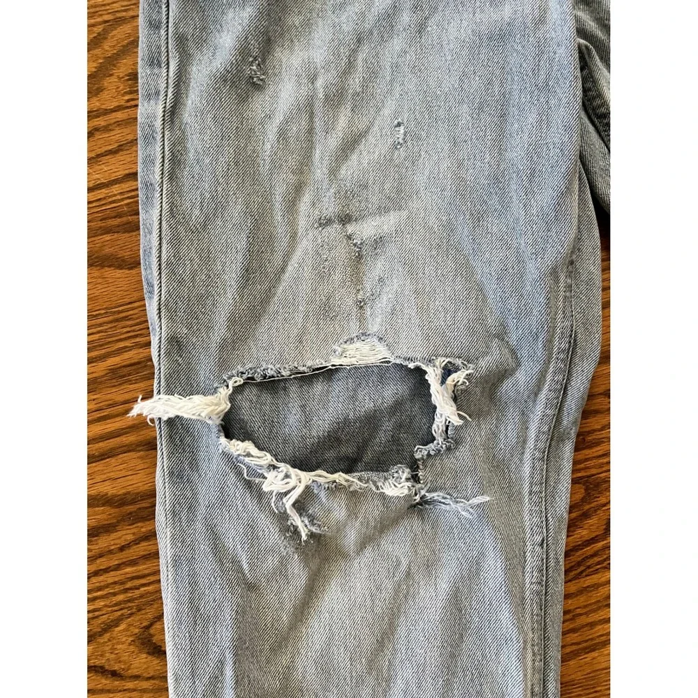 Levis SilverTab Loose Distressed Light Wash Jeans Mens W30 L30 Baggy Denim